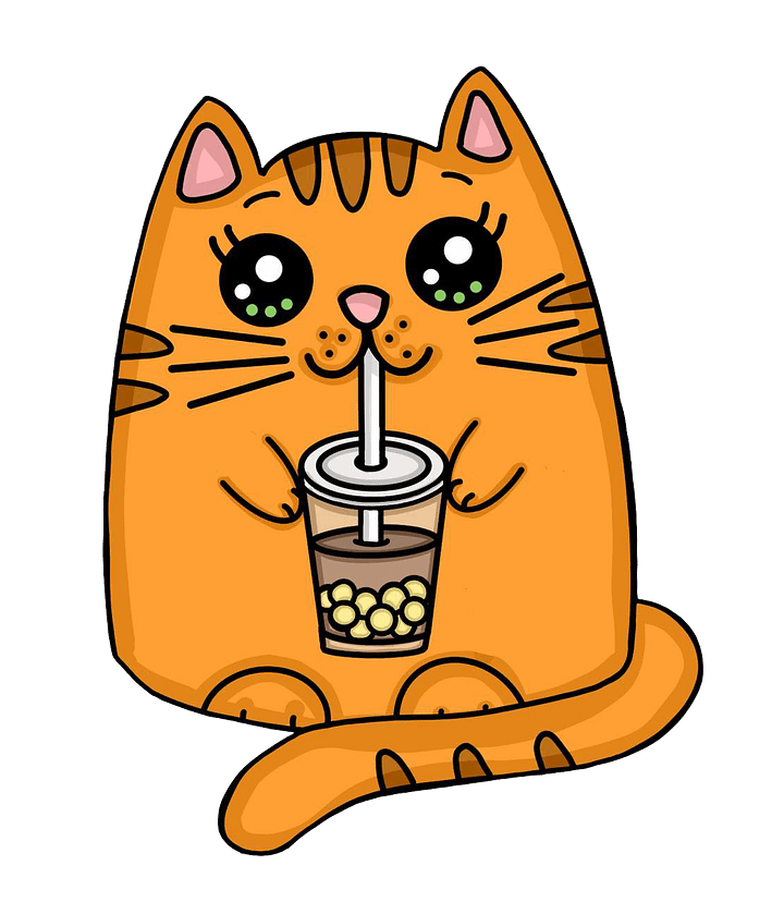 Cat with Boba product image (1)