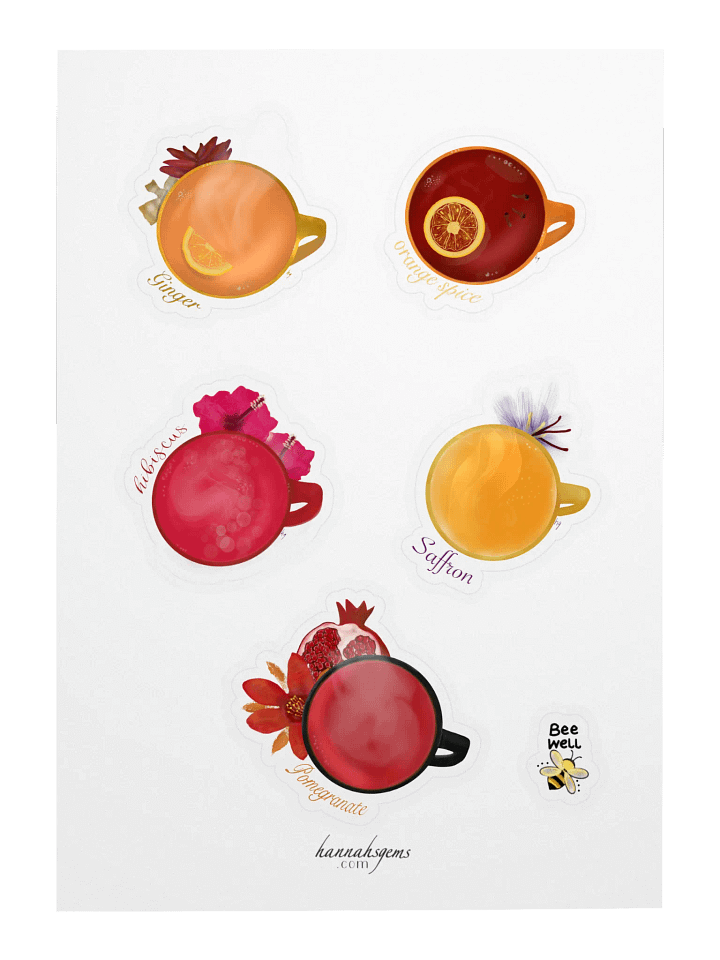 Herbal Botanical Collection Sticker Sheet product image (1)