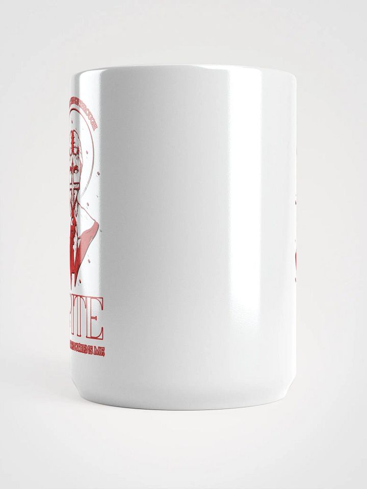 SPITE white glossy mug product image (2)
