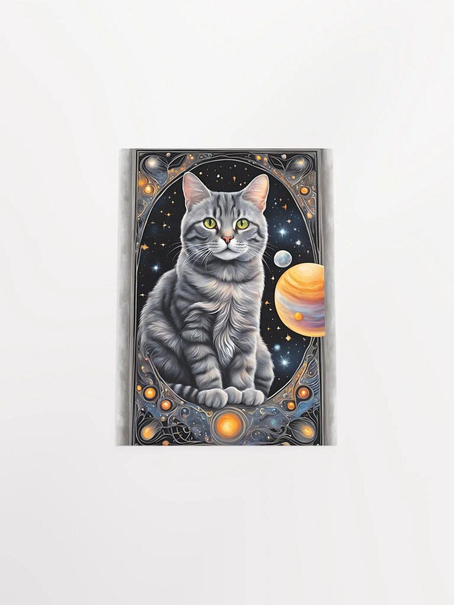 Cosmic Cat Whimsy Poster product image (8)
