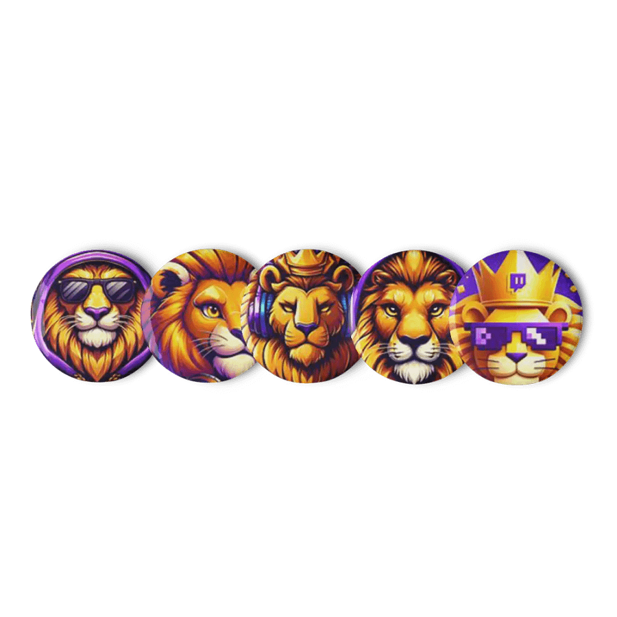 Lion Pride Buttons product image (1)