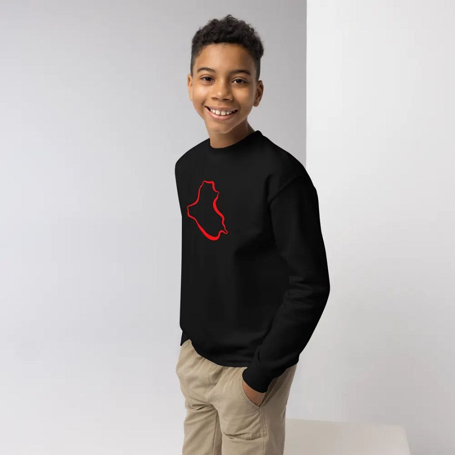 Iraqi Map Youth Sweatshirt product image (4)