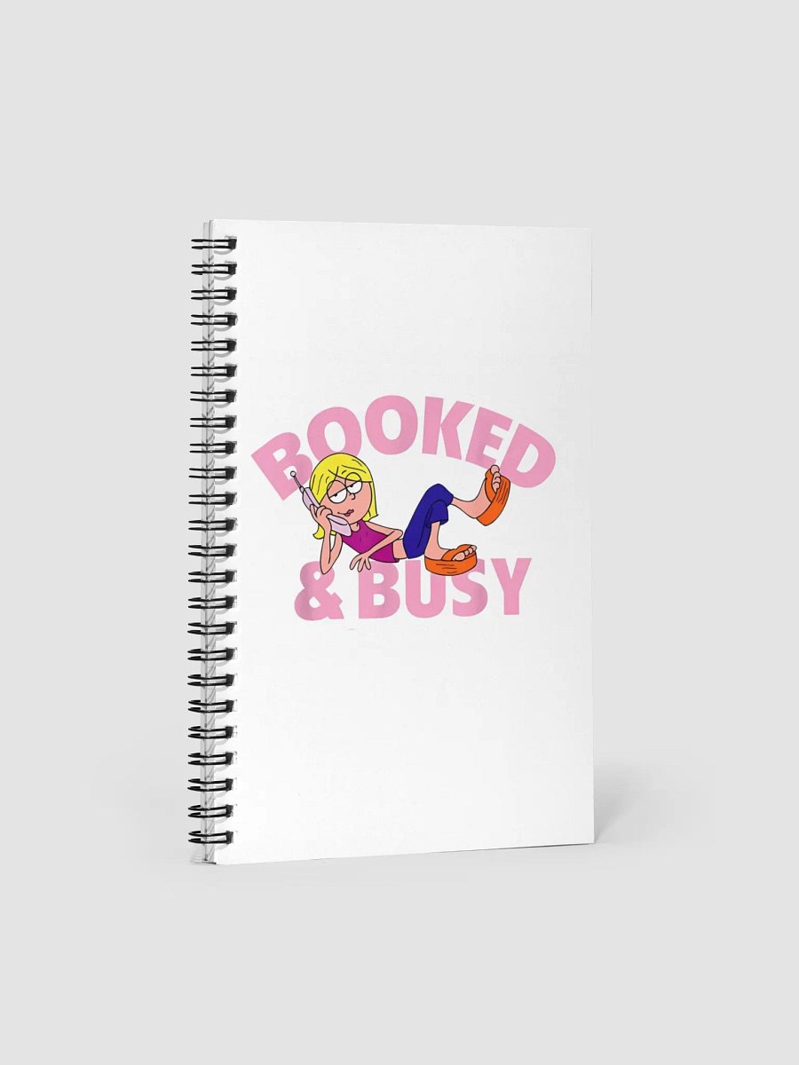 Booked & Busy Spiral Notebook product image (1)