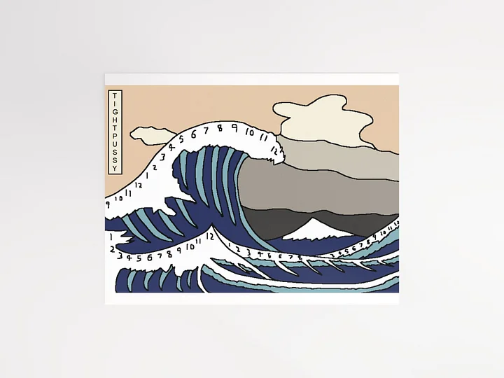 The Great Wave Off Clockagawa Poster product image (1)