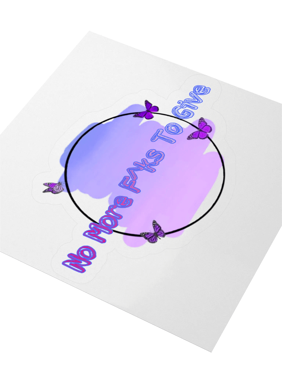 No More F^ks To Give Sticker product image (3)