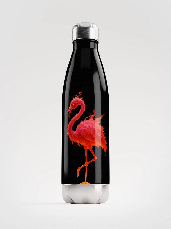 Flaming Flamingo Water Bottle product image (1)