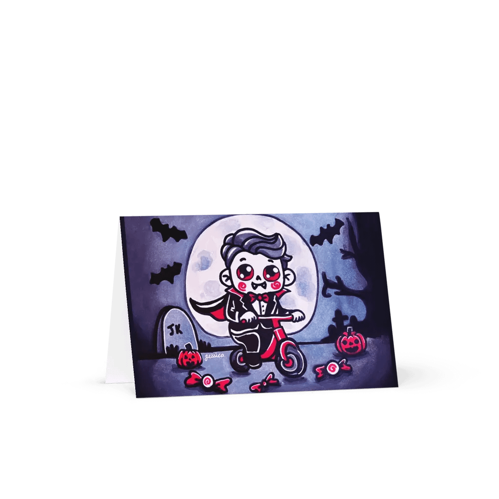 Cemetery Candy Cruise Greeting Card product image (1)