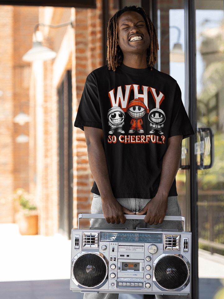 "WHY SO CHEERFUL?" / T-SHIRT product image (1)