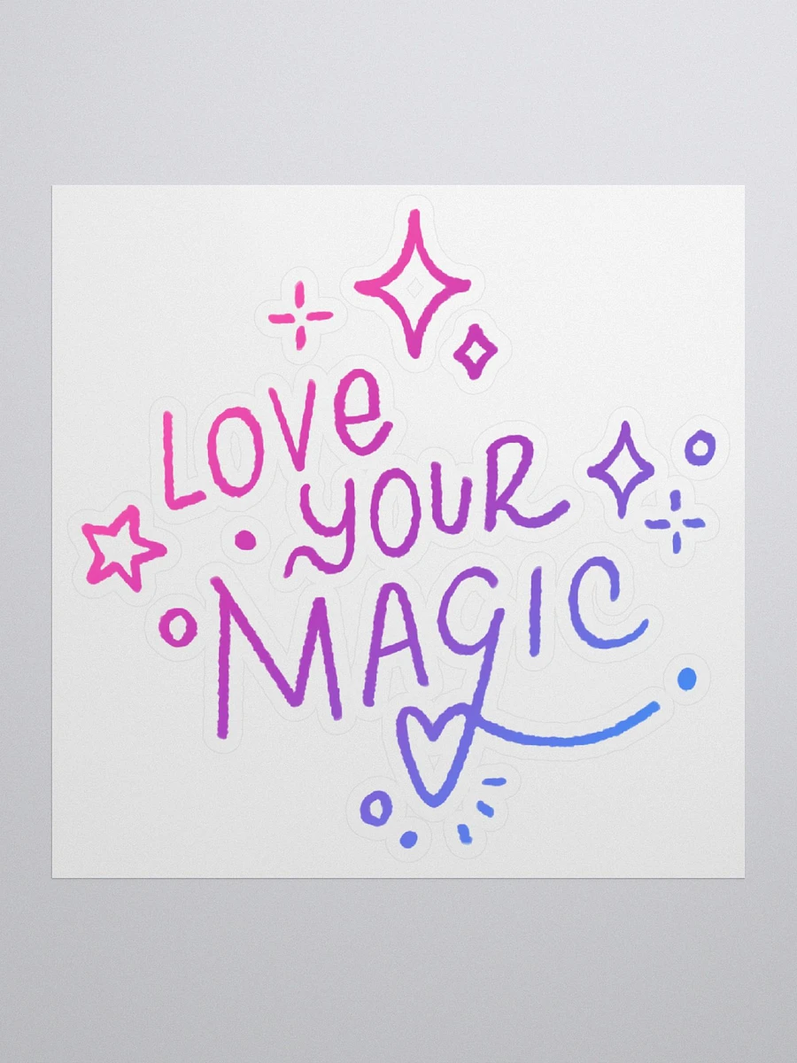 LOVE YOUR MAGIC STICKER (OMBRE) product image (2)