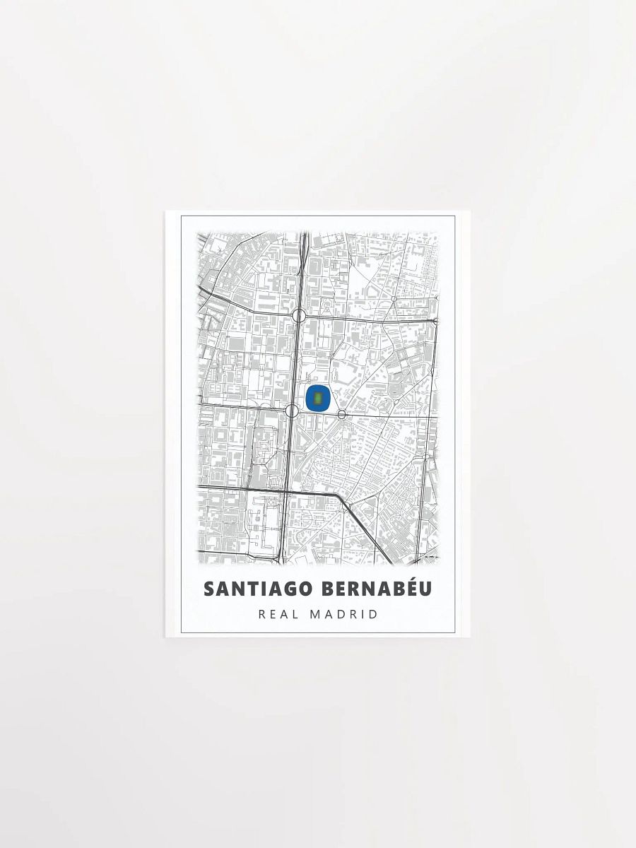 Santiago Bernabéu Map - Real Madrid product image (2)