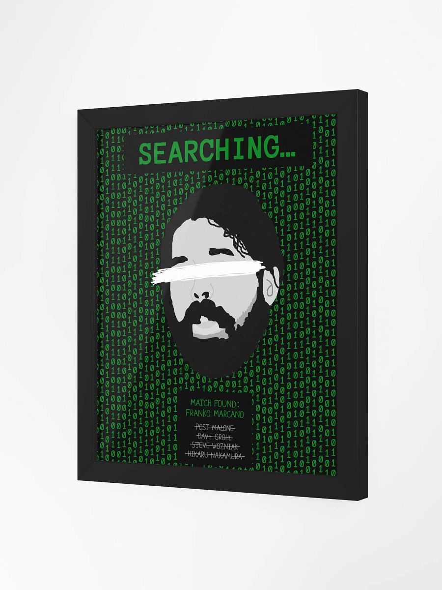 'Match Found' - Framed Poster product image (2)