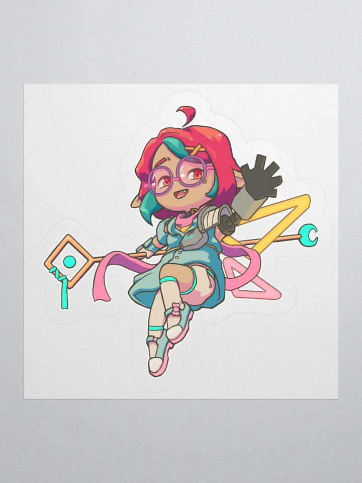 Magical Girl Yuri Heart Sticker product image (2)