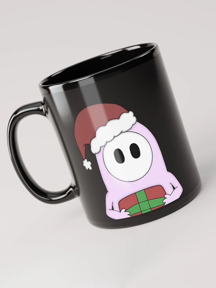 christmas fall guys black mug product image (1)