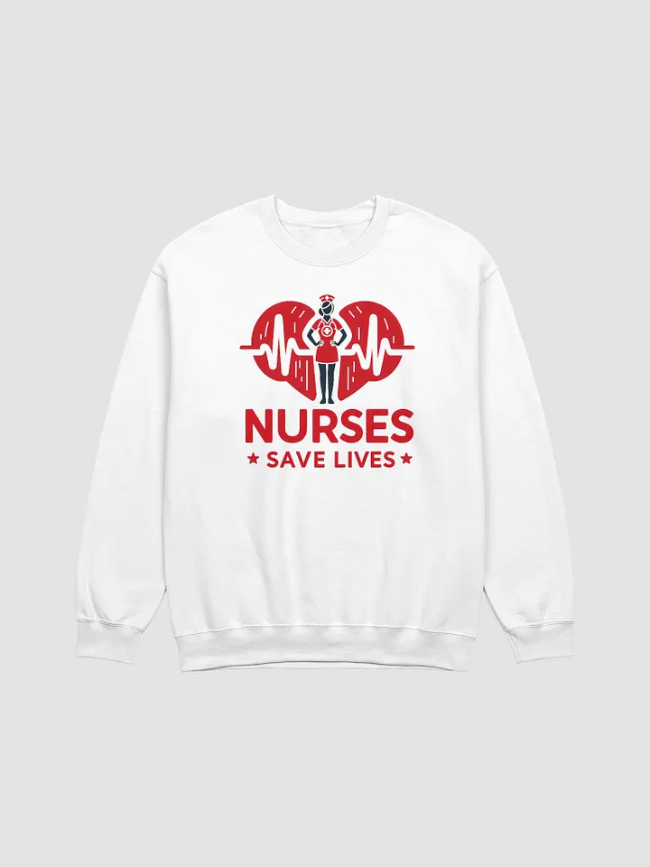 Heartbeat Hero Nurse Sweatshirt product image (11)