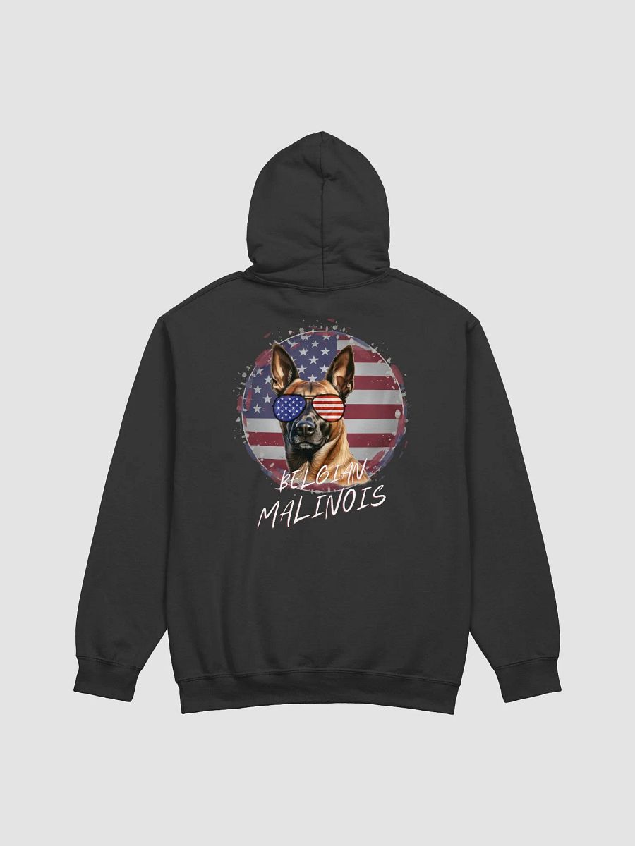 Belgian Malinois Circle American Flag Hoodie product image (3)