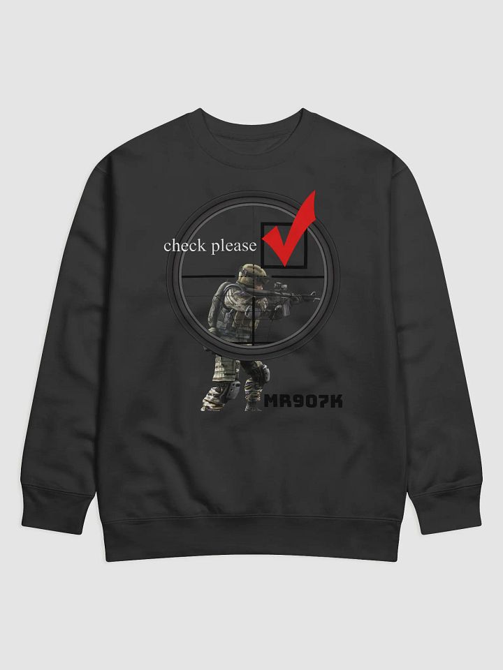 Check Please Tactical Sweatshirt product image (1)