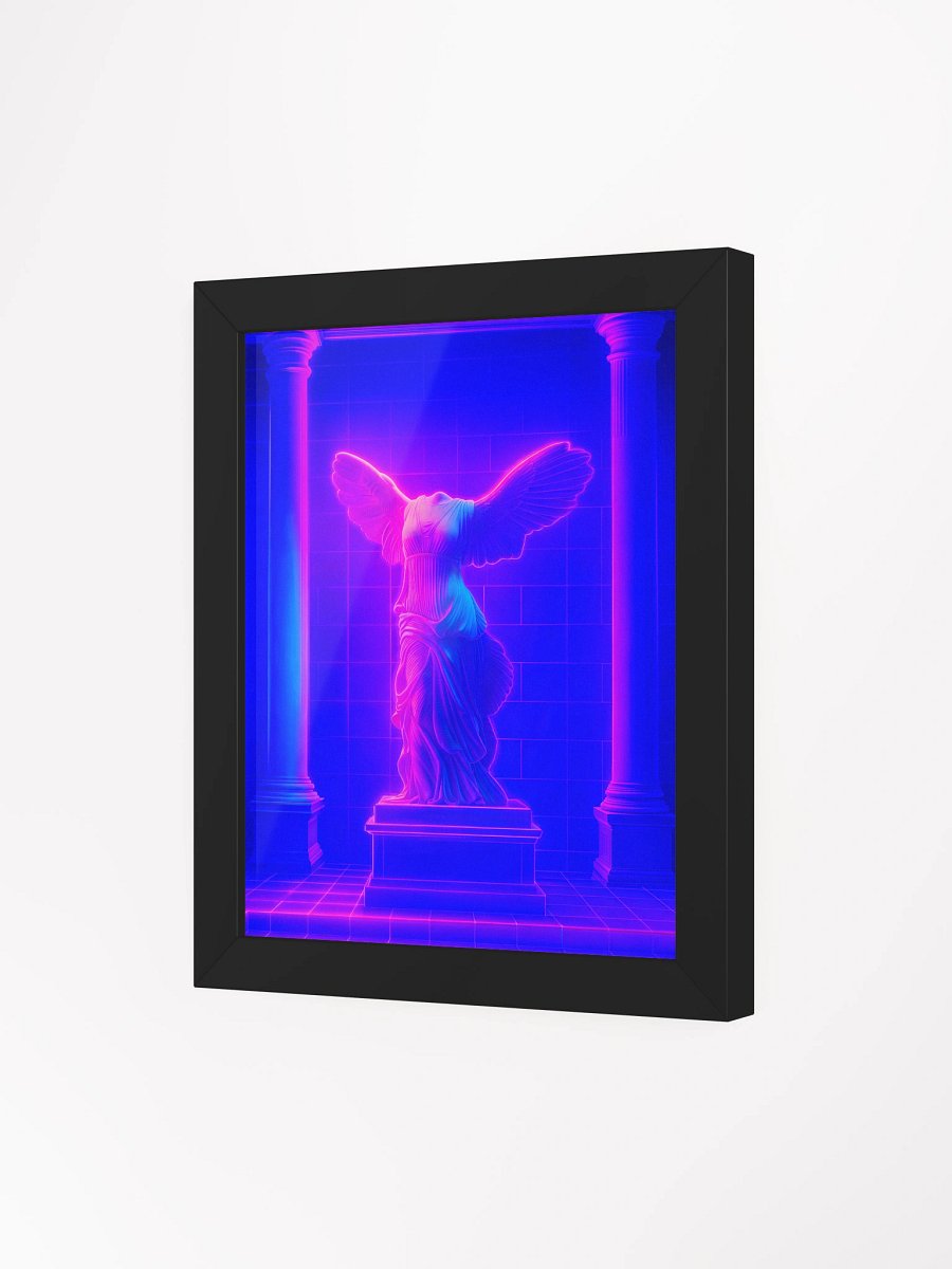 Ethereal Neon Temple of Victory Framed Poster product image (3)