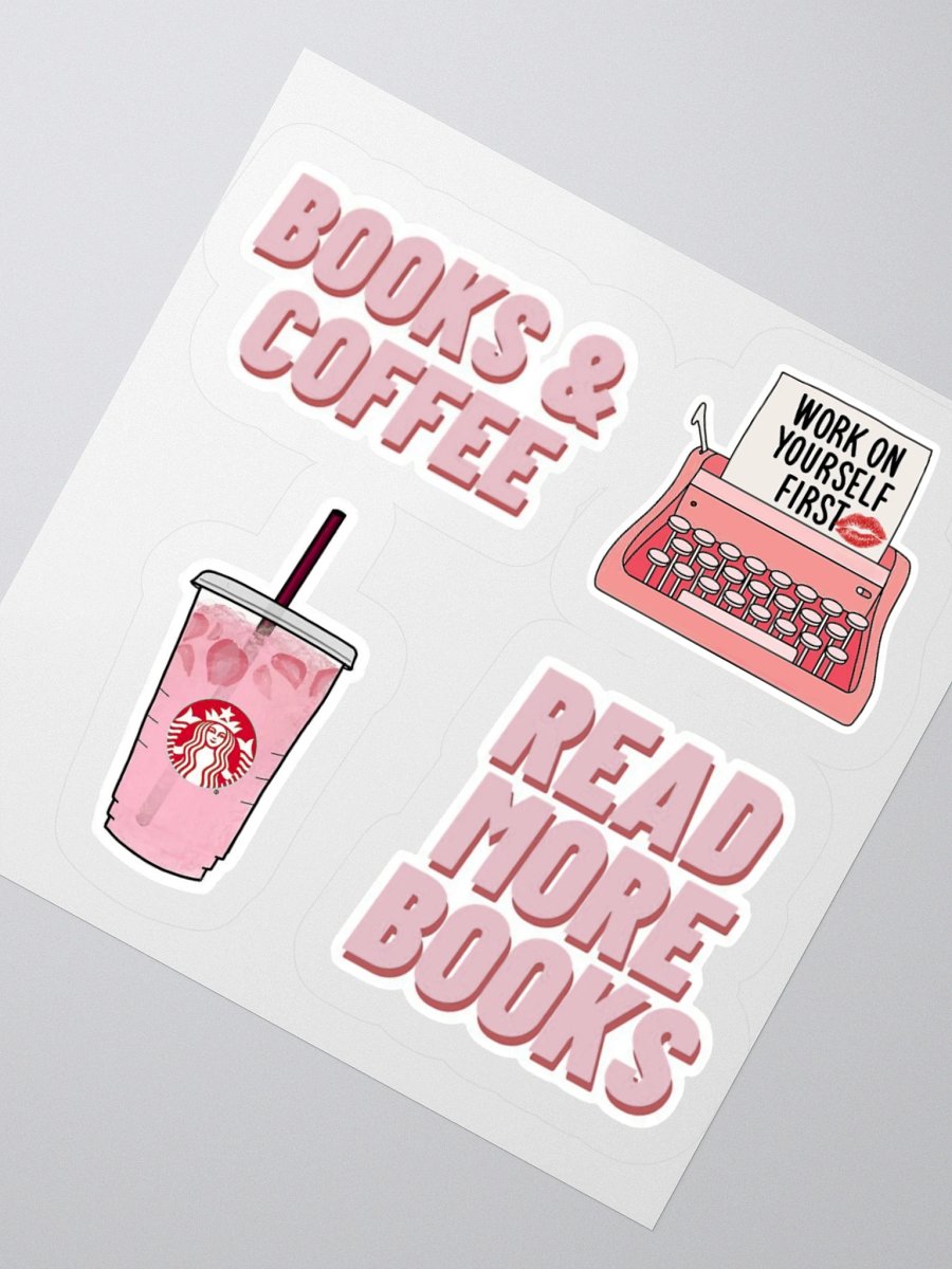 Self-Care & Books Sticker Pack product image (4)