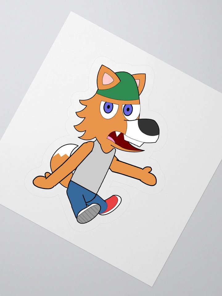 Dusty Tank Top Sticker product image (2)