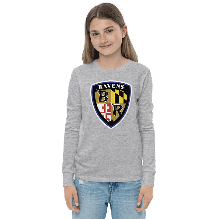 RAVENS - Shield Logo Youth Long Sleeve Tee product image (2)