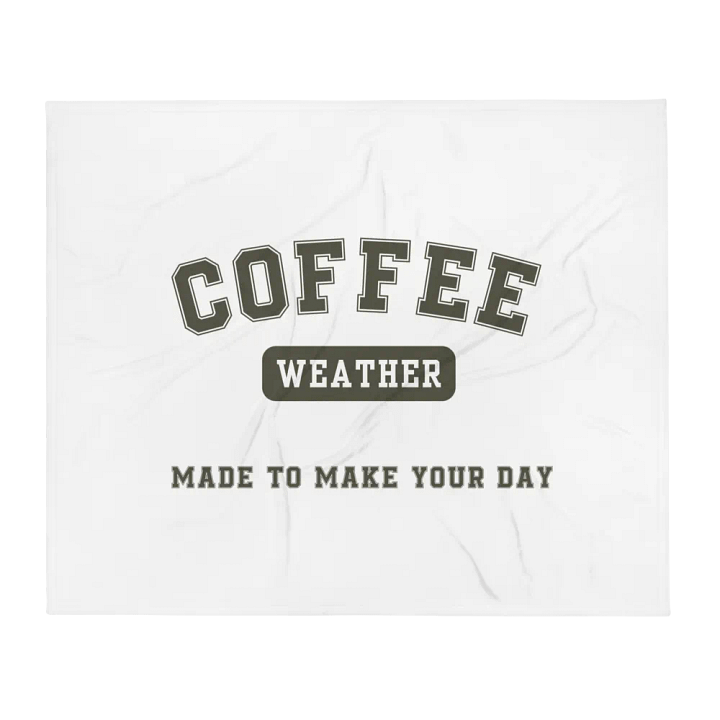 Coffee Weather | Blanket (Evergreen) product image (1)