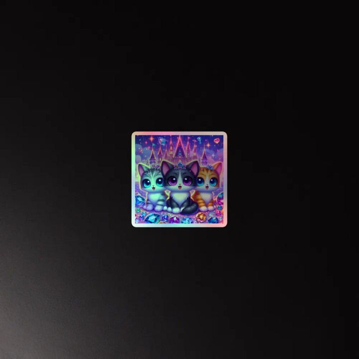 Fantasy Kittens Holographic Sticker Set product image (2)