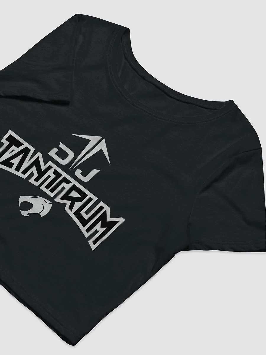 Women's DJ TanTrum Crop T-Shirt (Black) product image (3)