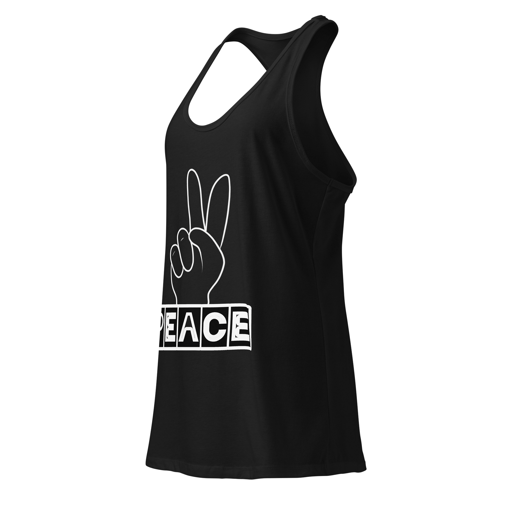 Peace Sign Racerback Tank product image (3)
