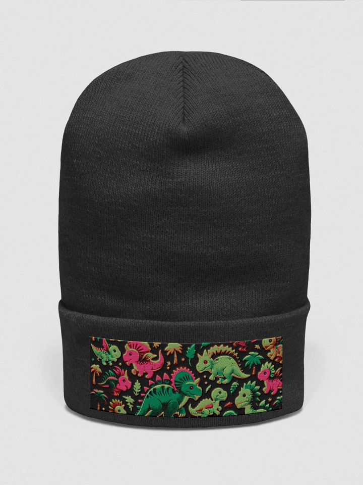 Dino Delight Cuffed Beanie product image (3)