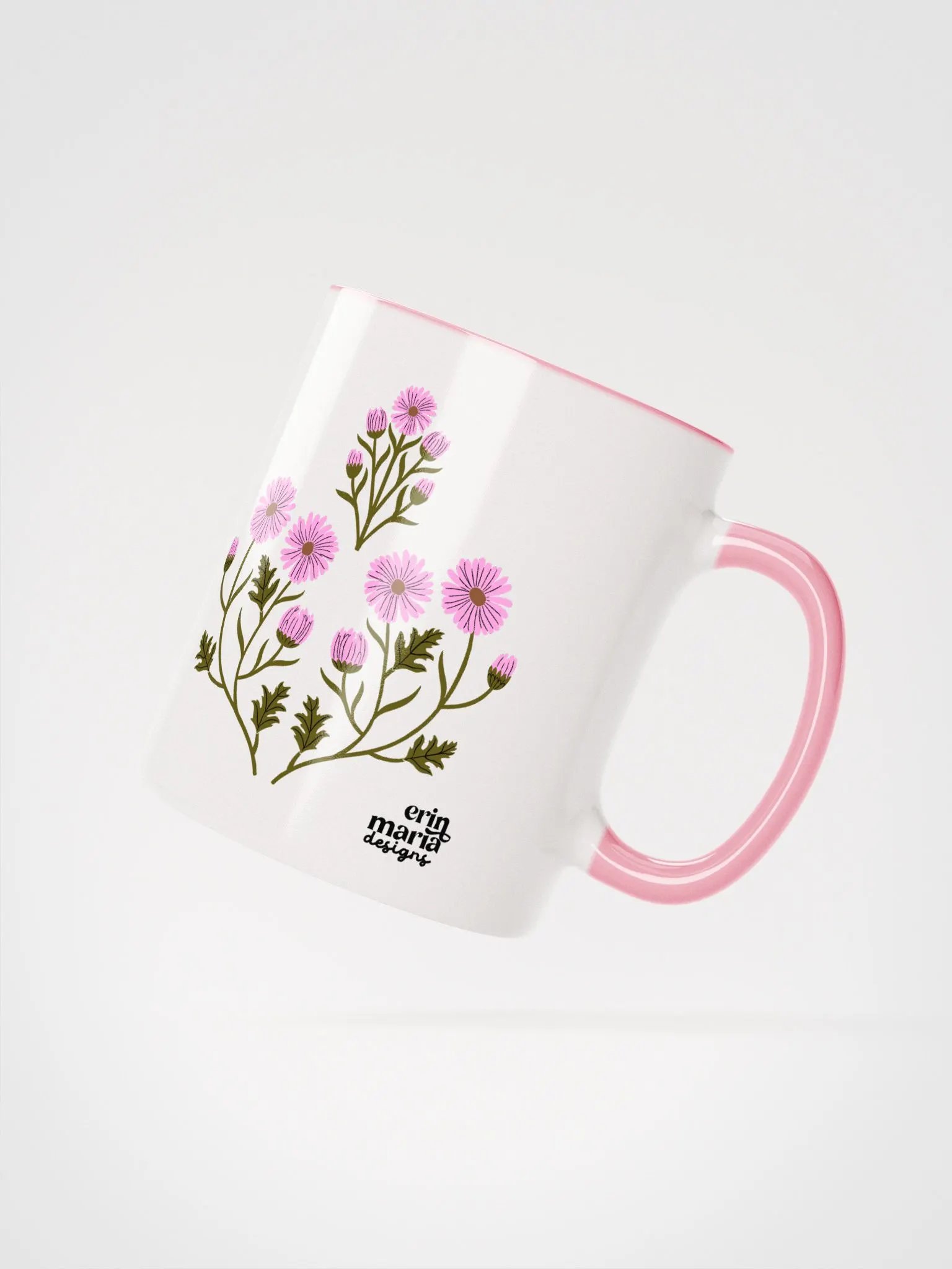 Harmony of Mums - Mug with Color Inside product image (2)