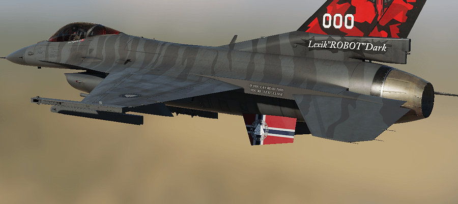 My Personal F-16CM Aesir_Tiger Livery product image (4)