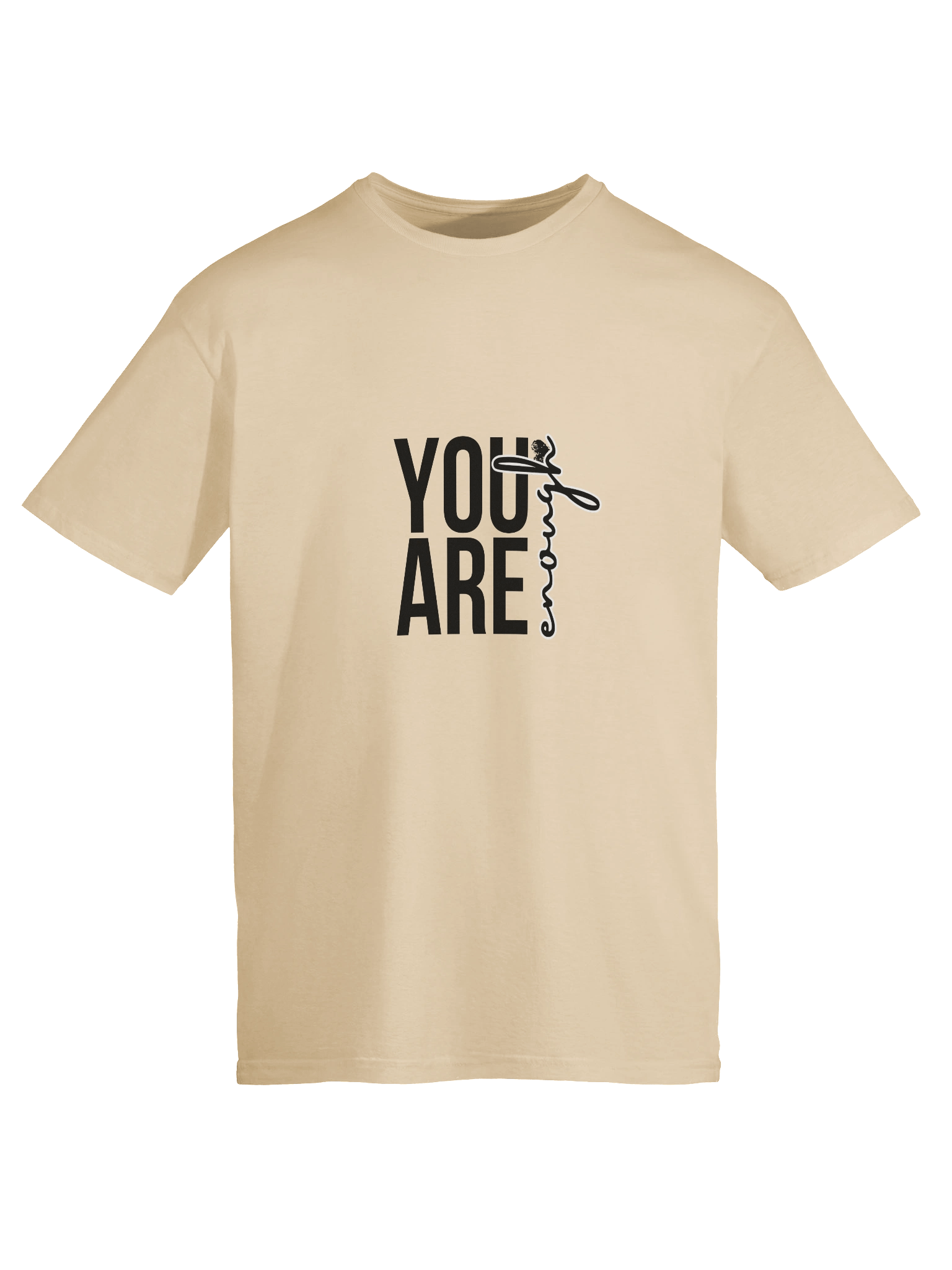 Vertical 'You Are Enough' Script Unisex T-Shirt product image (54)