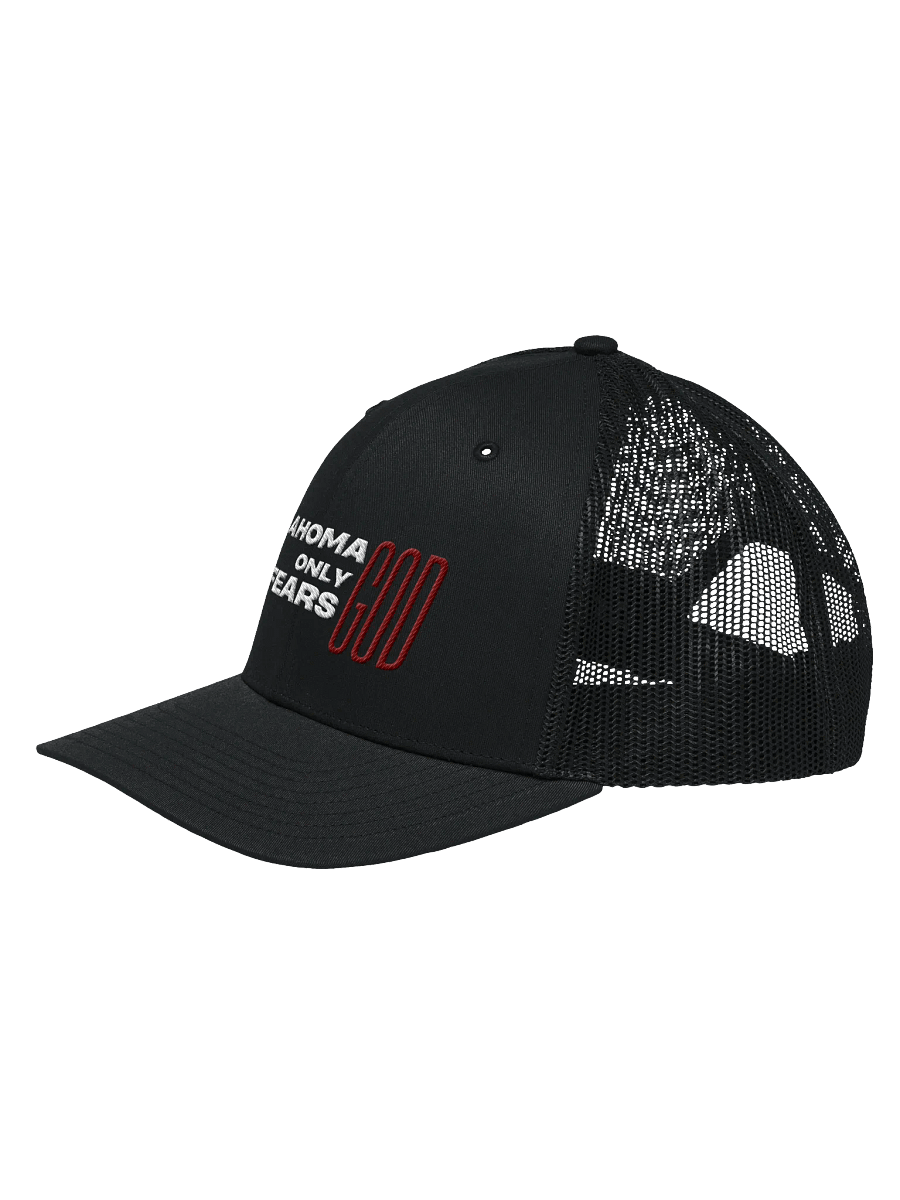 Oklahoma Only Fears God Trucker Hat (minus the Halo) product image (2)