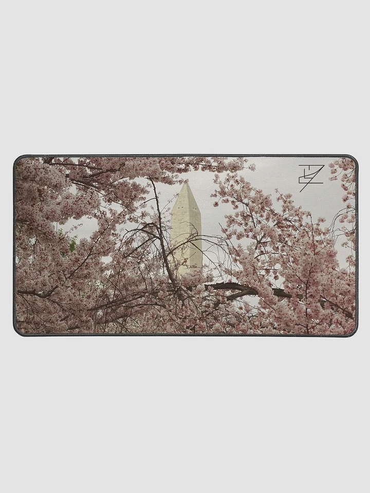 Washington Monument in Cherry Blossoms Mat product image (1)