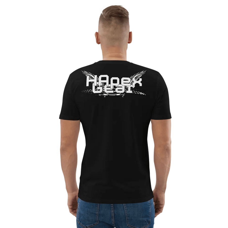Organic Cotton T-Shirt - Embroidered - White HApex Gear White Logo product image (5)