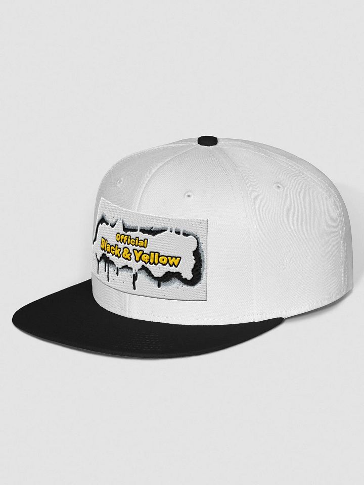 Official Black & Yellow Drip Snapback Cap product image (2)