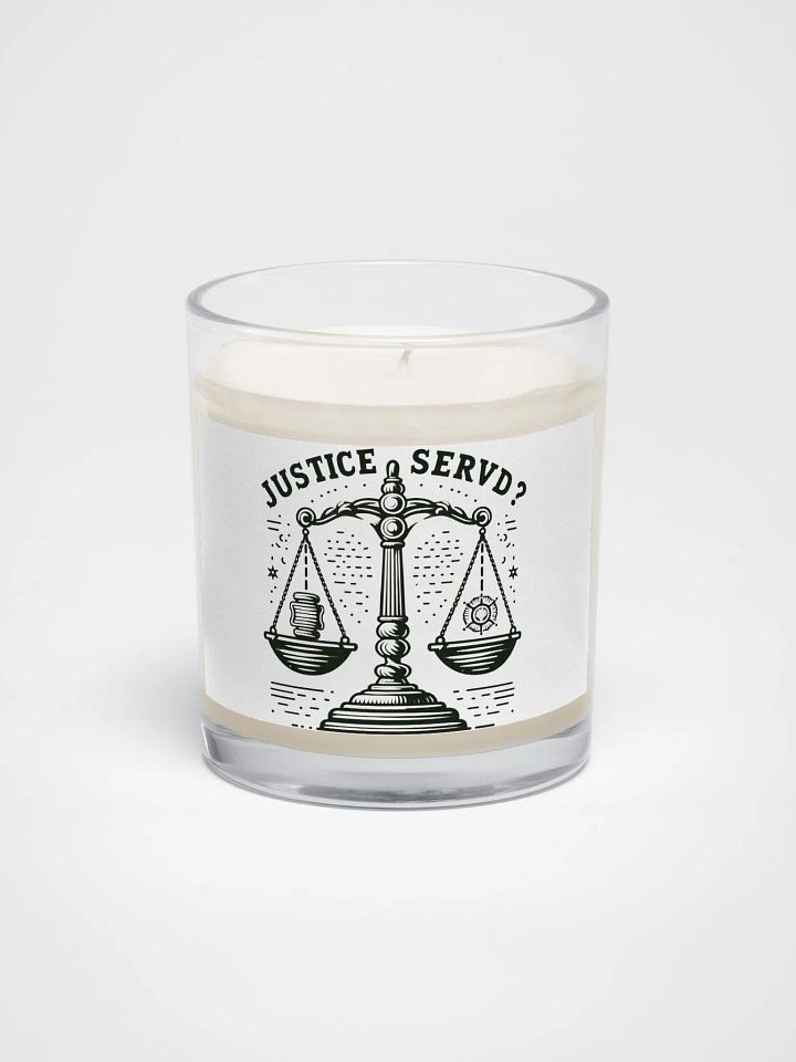 Justice Served? Aroma of Equity Candle product image (1)