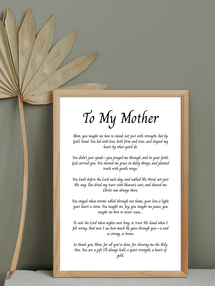 To My Mother product image (1)