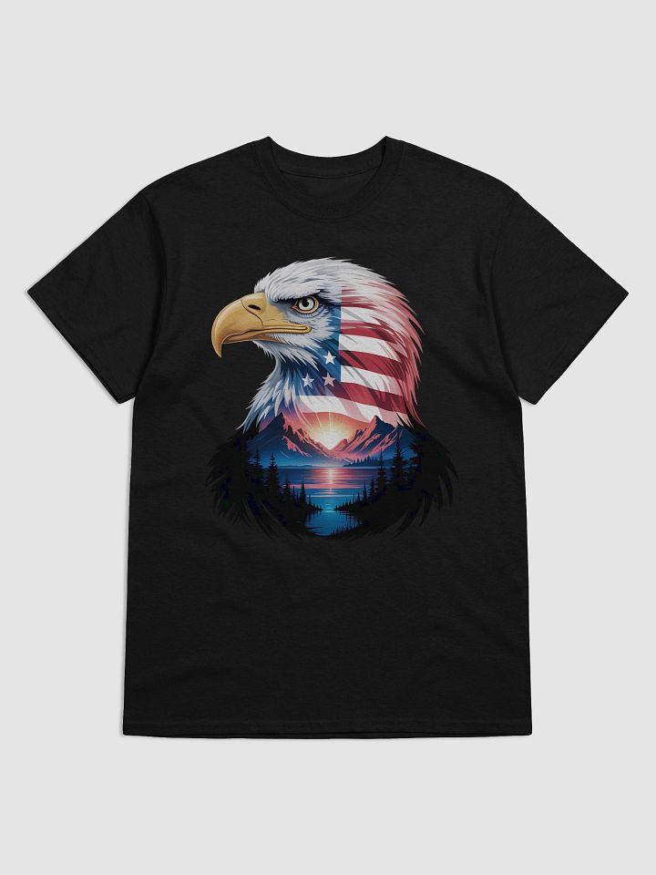 Patriotic Eagle Sunset T-Shirt product image (1)