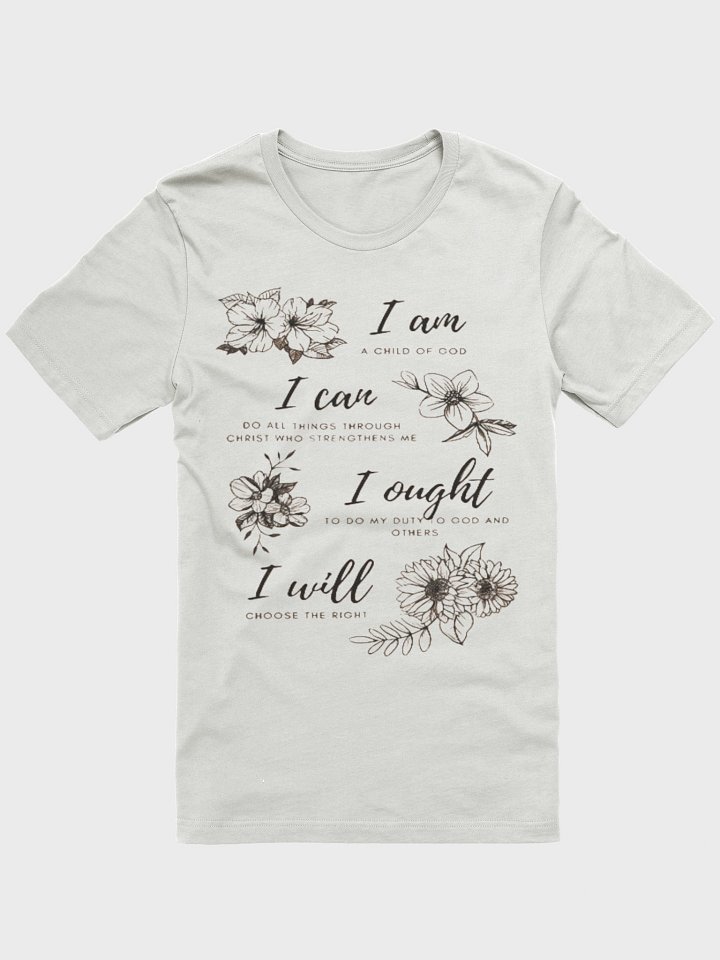 I am Floral Inspirational T-Shirt product image (4)
