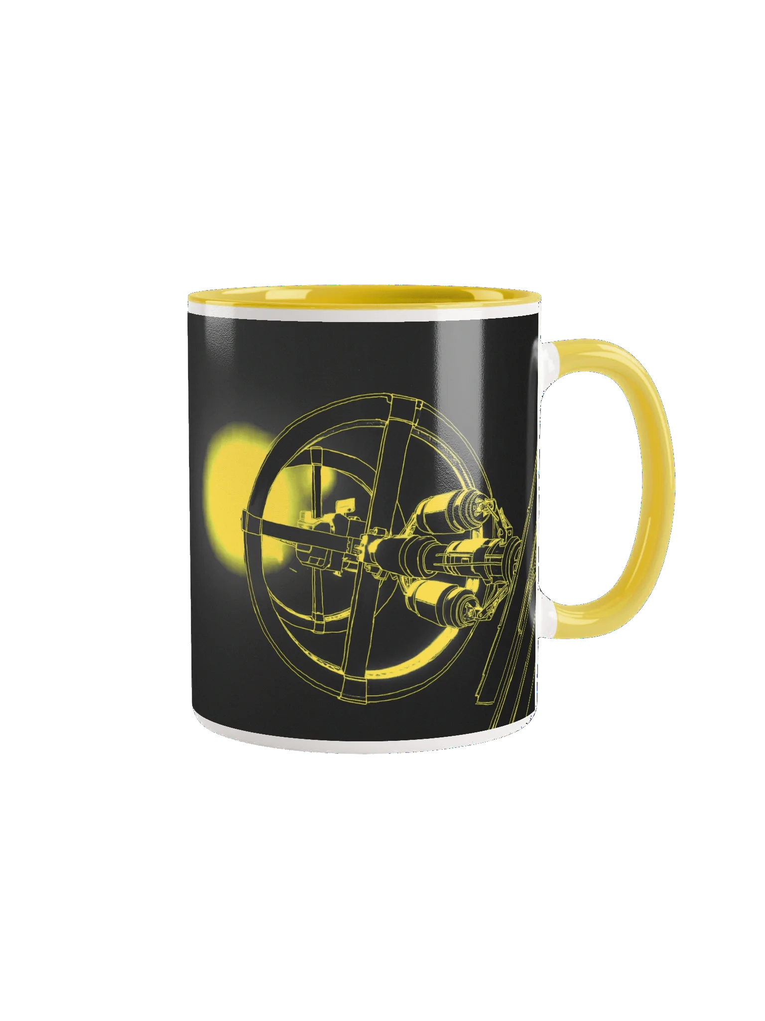 Space Station Mug - Yellow product image (1)