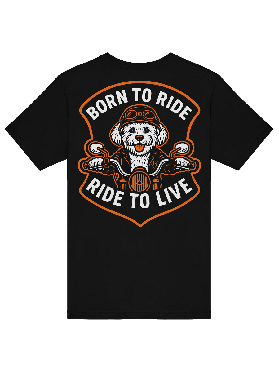 Born to Ride – Maltipoo Dog Dad T-Shirt product image (2)