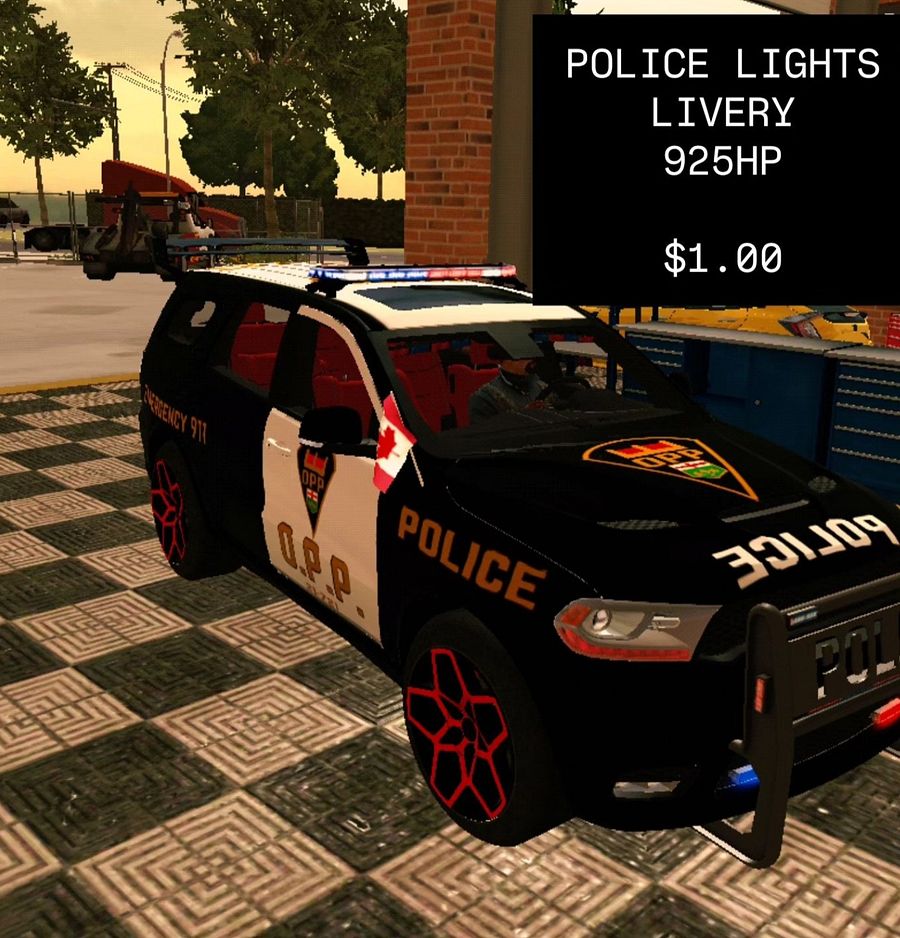 Ultimate Power: 925HP Police DURANGO with Lights Livery product image (1)