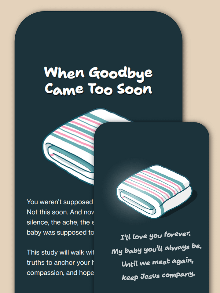 When Goodbye Came Too Soon — Devotional for Parents After Baby Loss product image (1)