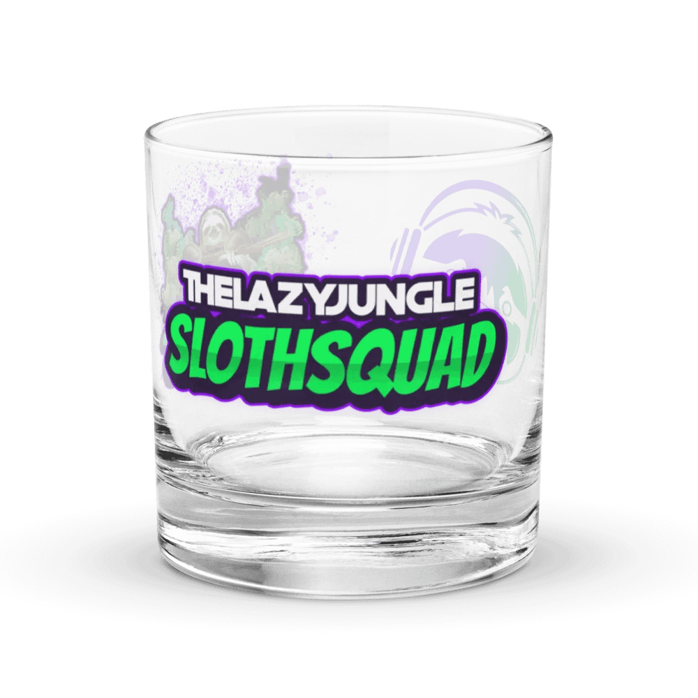THELAZYJUNGLE FULL LOGOS ROCKS GLASS product image (1)