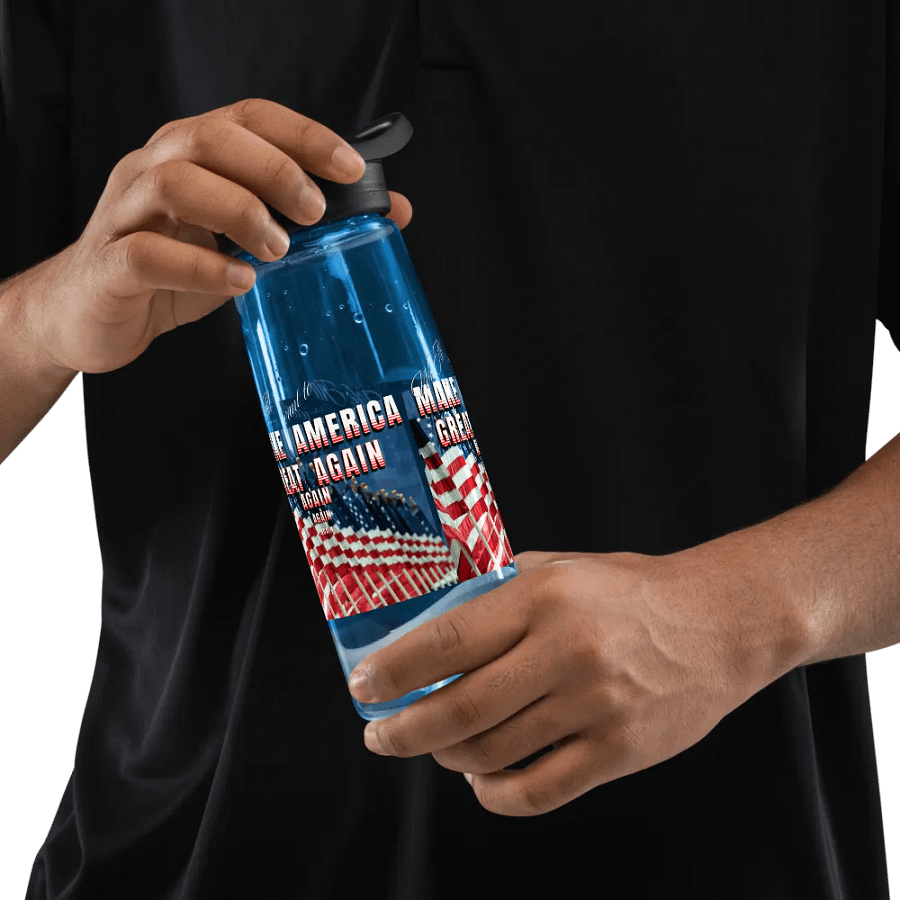 Patriotic MAGA Sports Water Bottle sportsman and woman product image (8)