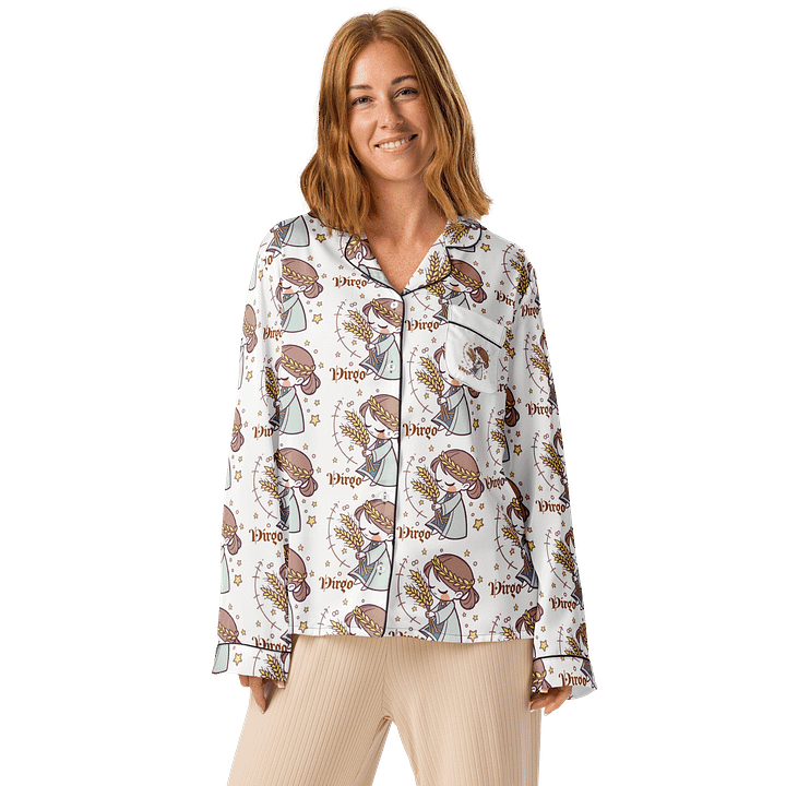 Zodiac Virgo Dreams Women's Pajama Top product image (1)