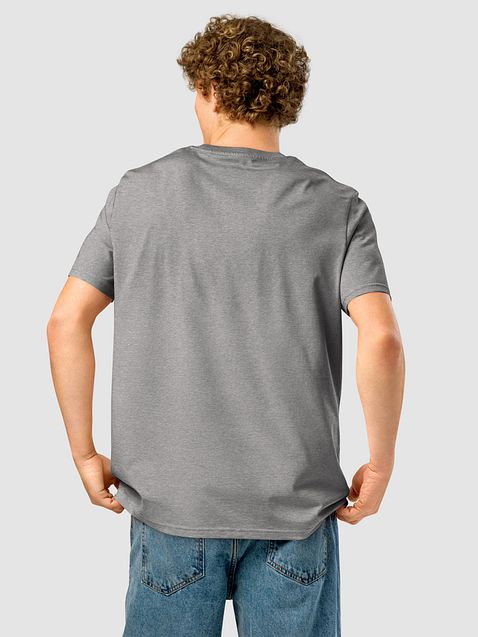Photo showing Stanley/Stella Unisex Organic Ribbed Neck T-Shirt