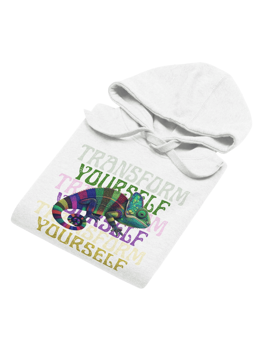 Transform Yourself Chameleon Inspired Front Graphic Hoodie product image (21)