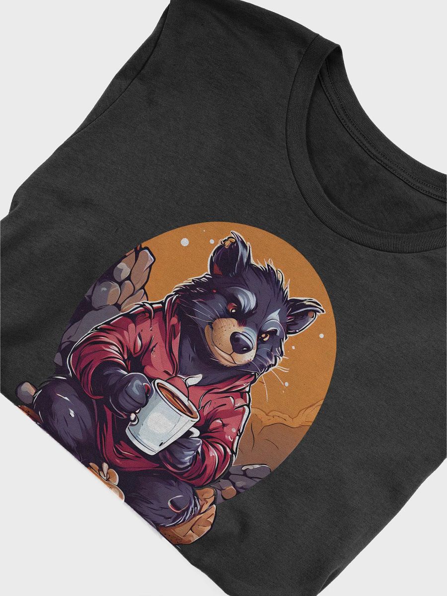 I Can’t Adult Today - Unique Funny Bella Canvas 3001 Super Soft T-Shirt | Grumpy Tasmanian Devil with Coffee | Perfect Funny Gift Shirt product image (5)